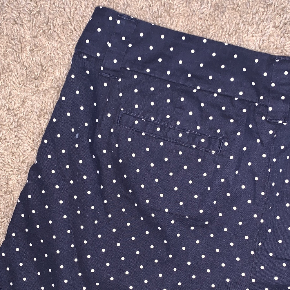Tommy Hilfiger Women’s Navy Blue Polka Dot Summer Shorts Size 8 - Picture 8 of 8